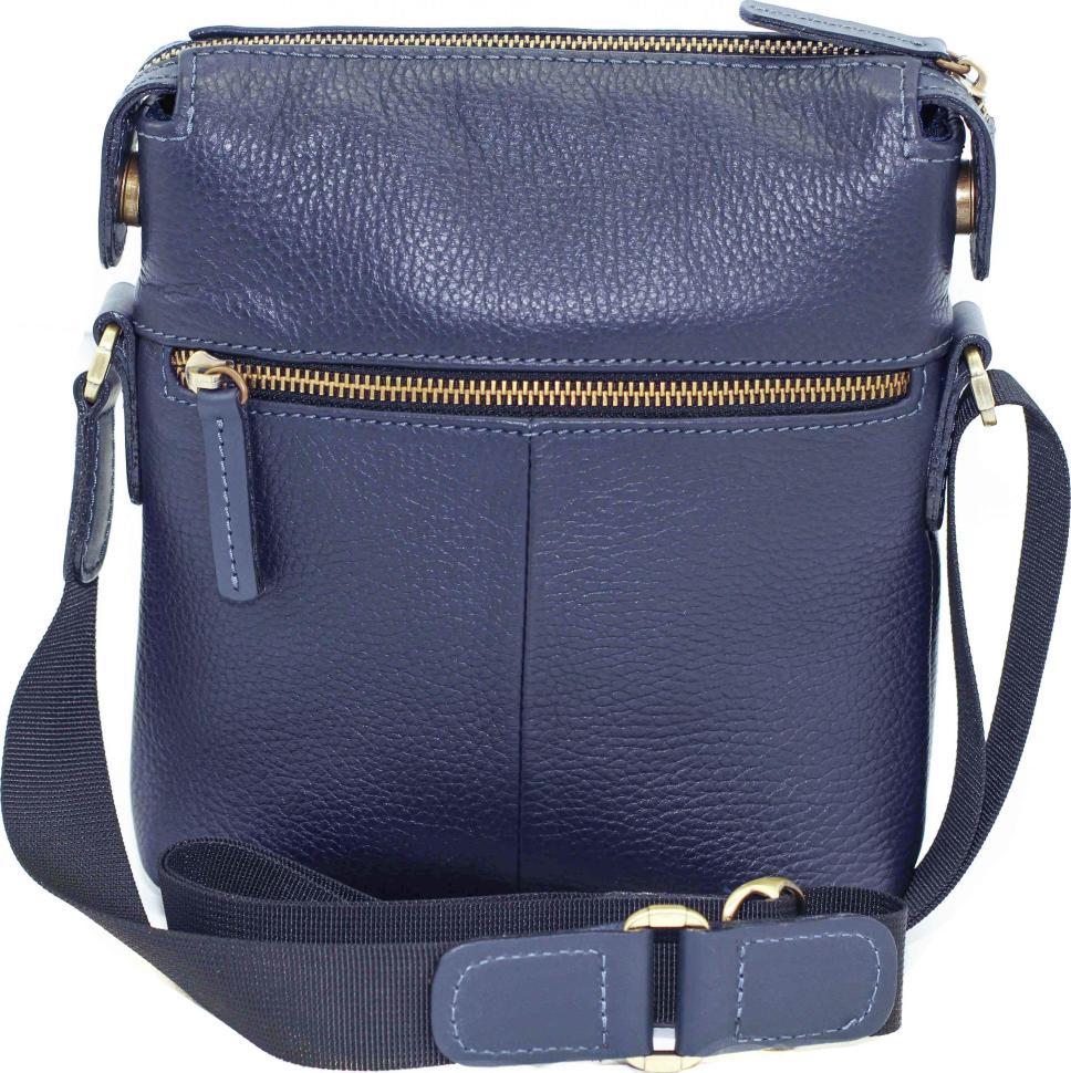 Небольшая повседневная мужская сумка синего цвета VATTO (12054)