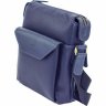 Небольшая повседневная мужская сумка синего цвета VATTO (12054) - 3