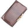 Коричневый маленький кошелек в лаке ST Leather (16295) - 3