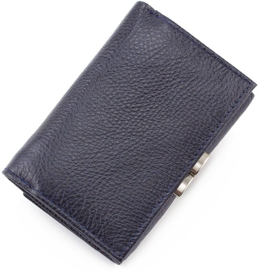 Маленький кожаный кошелек на кнопке ST Leather (16341)
