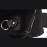 Мужская кожаная сумка-планшет черного цвета с клапаном на магнитах Grande Pelle 67813 - 10