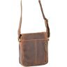 Винтажная мужская сумка через плечо из натуральной кожи светло-коричневого цвета Visconti Messenger Bag 69113 - 11