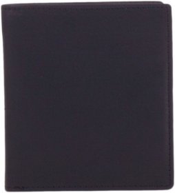 Черное вертикальное мужское портмоне из натуральной кожи под купюры и карточки Smith&Canova Romano 69713
