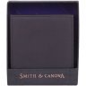 Черное вертикальное мужское портмоне из натуральной кожи под купюры и карточки Smith&Canova Romano 69713 - 2