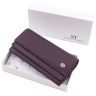 Удобный женский кошелек фиолетового цвета ST Leather (16816) - 7