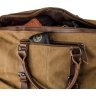 Большая дорожная сумка из текстиля песочного цвета Vintage (20168) - 3
