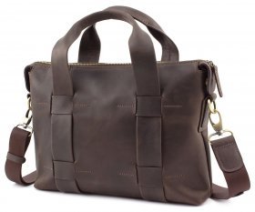 Мужская винтажная сумка из натуральной кожи VATTO (11955) - 2