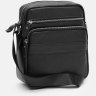 Классическая мужская кожаная сумка-планшет черного цвета Keizer (22073) - 2