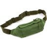 Тактическая текстильная военная сумка на пояс оливкового цвета - MILITARY STYLE (21965) - 3