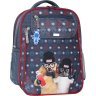 Прикольный школьный рюкзак для девочек из текстиля с дизайнерским принтом Bagland (53215) - 1