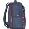 Прикольный школьный рюкзак для девочек из текстиля с дизайнерским принтом Bagland (53215) - 2