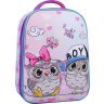 Фиолетовый школьный рюкзак для девочек из текстиля с принтом Bagland (53815) - 1