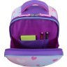 Фиолетовый школьный рюкзак для девочек из текстиля с принтом Bagland (53815) - 4