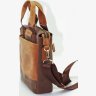 Оригинальная мужская сумка коричневого цвета VATTO (11657) - 4
