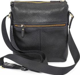 Компактная наплечная сумка-планшет из зернистой кожи Флотар VATTO (12056) - 2