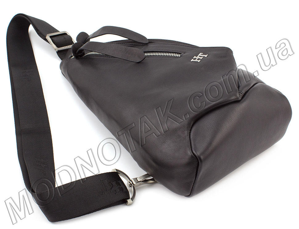 Стильный кожаный рюкзак на одно плечо HT Leather (12133)
