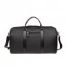 Кожаная мужская дорожная сумка-саквояж черного цвета Issa Hara Express (21166) - 1
