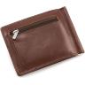 Кожаный зажим для денег коричневого цвета ST Leather (16542) - 3
