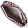 Темно-розовая женская сумка-кроссбоди из натуральной кожи на два отделения Vintage 2422279 - 4