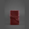 Женский кожаный блокнот (Софт-бук) из матовой кожи в бордовом цвете - BlankNote (42016) - 2