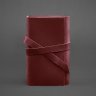 Женский кожаный блокнот (Софт-бук) из матовой кожи в бордовом цвете - BlankNote (42016) - 5