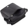 Мужская плечевая сумка маленького размера из натуральной кожи высокого качества в черном цвете Visconti Messenger Bag 69116 - 7