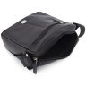 Мужская плечевая сумка маленького размера из натуральной кожи высокого качества в черном цвете Visconti Messenger Bag 69116 - 8