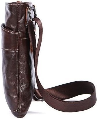 Повседневная мужская сумка коричневого цвета VINTAGE STYLE (14730)