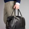 Дорожная сумка из итальянской натуральной кожи - для города и командировок Travel Bag (10005) New - 2