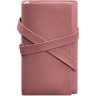 Женский кожаный блокнот (Софт-бук) в розовом цвете с фиксацией на хлястик - BlankNote (42017) - 1