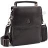 Классического типа мужская кожаная сумка с ручкой HT Leather (12136) - 1