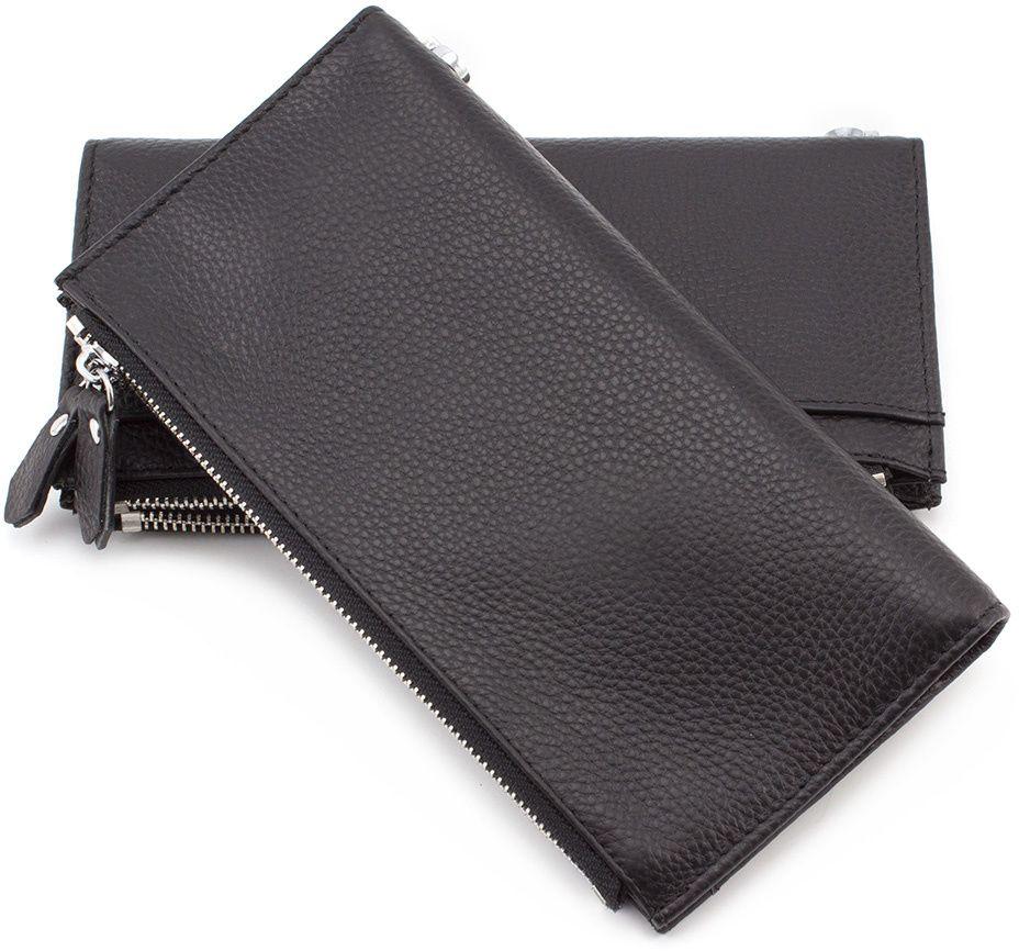 Кожаный вместительный кошелек - купюрник ST Leather Accessories (17398)