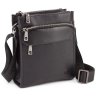 Повседневная мужская сумка планшет с плечевым ремнем H.T Leather (10164)  - 1