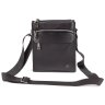 Повседневная мужская сумка планшет с плечевым ремнем H.T Leather (10164)  - 4