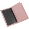 Кожаная женская обложка под документы светло-розового цвета ST Leather (14002) - 5