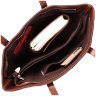 Вместительная женская сумка из натуральной кожи с длинными ручками Vintage 2422281 - 5