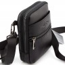 Кожаная маленькая мужская сумка c возможностью носить на плече или на поясе H.T Leather (10001) - 6