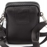 Кожаная маленькая мужская сумка c возможностью носить на плече или на поясе H.T Leather (10001) - 2