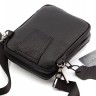 Кожаная маленькая мужская сумка c возможностью носить на плече или на поясе H.T Leather (10001) - 9