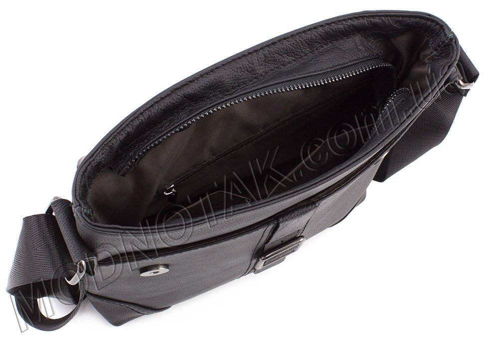Мужская кожаная сумка планшетка с клапаном Leather Collection (11549)