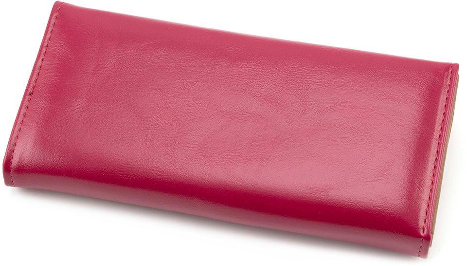 Женский розовый кошелек из гладкого кожзама Kivi (17934)