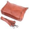 Светло-коричневая женская сумка среднего размера из натуральной кожи на плечо Vintage 2422566 - 5
