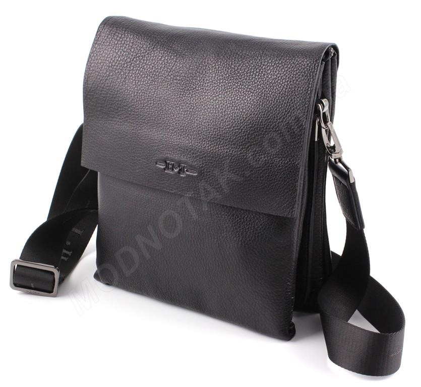 Кожаная молодежная мужская сумка под планшет H.T Leather (10255)