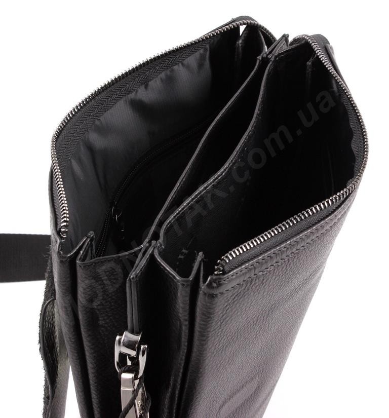 Кожаная молодежная мужская сумка под планшет H.T Leather (10255)