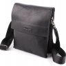 Кожаная молодежная мужская сумка под планшет H.T Leather (10255) - 1
