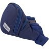Темно-синяя поясная сумка из текстиля на два отделения Bagland (52920) - 6