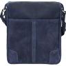 Стильная сумка планшет синего цвета из винтажной кожи Крейзи VATTO (11662) - 1