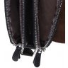 Небольшая мужская сумка-планшет из натуральной кожи черного цвета Keizer (19266) - 7