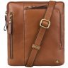 Светло-коричневая мужская сумка-планшет среднего размера из натуральной кожи Visconti Roy 68920 - 1