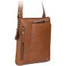 Светло-коричневая мужская сумка-планшет среднего размера из натуральной кожи Visconti Roy 68920 - 3